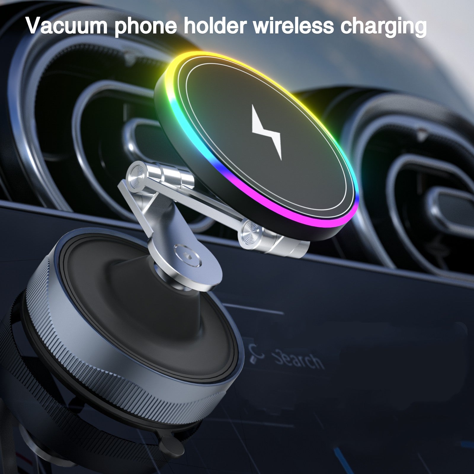 Magnetic Vacuum Car Mount Charger